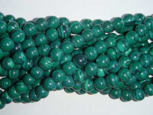 Malachite (manmade) 6mm round