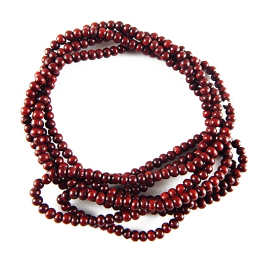 Red Sandal Wood Beads 4mm