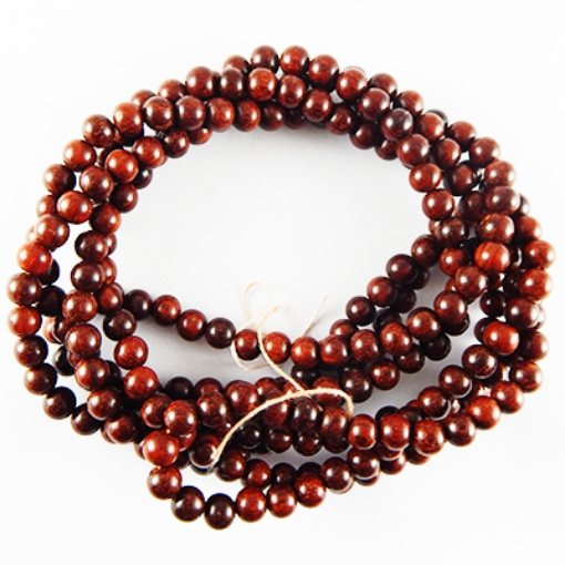 Picture of Red Sandal Wood Beads 8mm