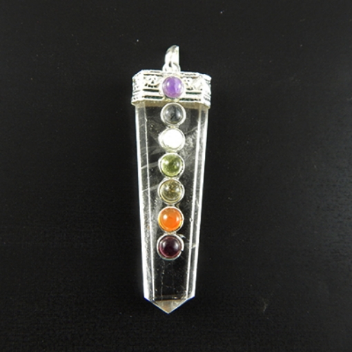 Crystal 7 Chakra Stone Pendant