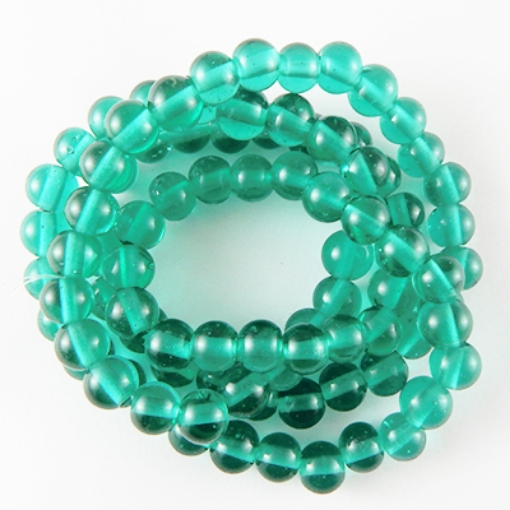 Picture of Glass Mala Beads 8mm Round