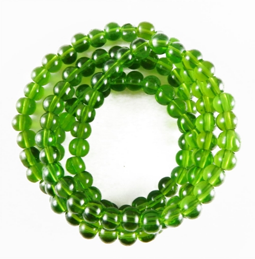 Picture of Glass Mala Beads 6mm Round