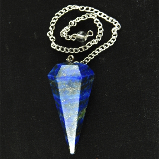 Picture of Lapiz Lazuli Pendulum with Metal Chain