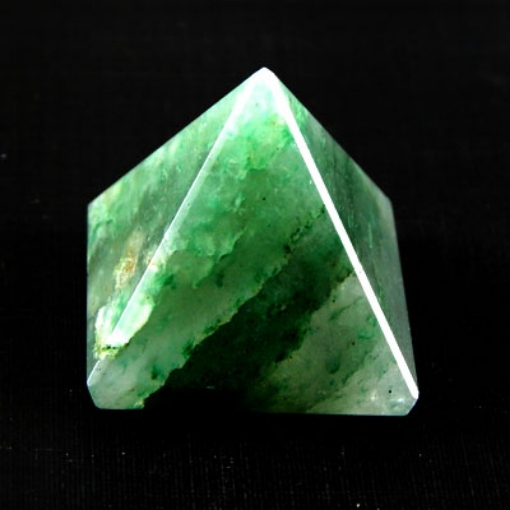 Amethyst Green Pyramid Stone