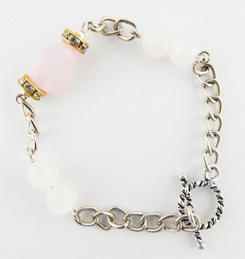 Gemstone Rose Quartz Bracelet