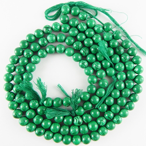 Malachite (manmade)  8mm round