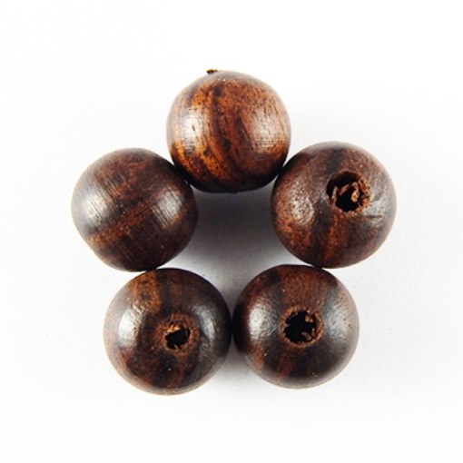 Picture of Rose Wood Beads 13mm