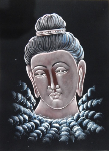 Picture of Hand Painted Buddha