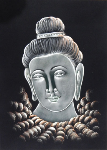 Picture of Hand Painted Buddha