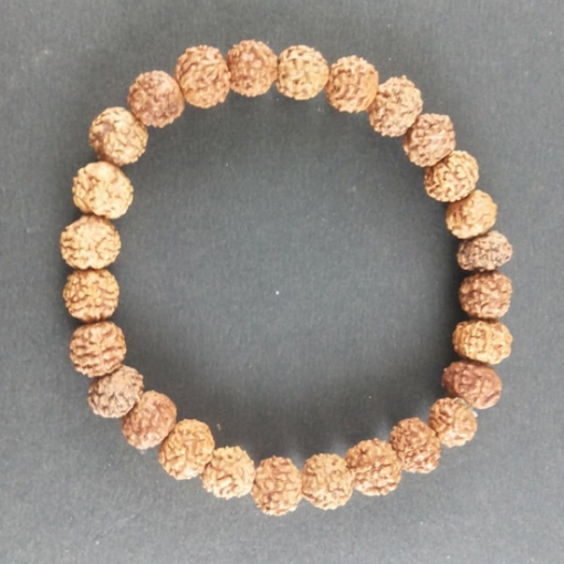 Six Face Rudraksha Beads Bracelet