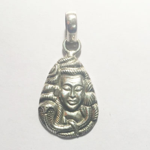 Shiva Silver Pendant