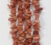 Brown Goldstone chips beads
