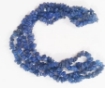 Lapis (dyed) chips beads