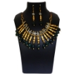 Gemstone Aventurine Tumble & metal Fancy beads Necklace