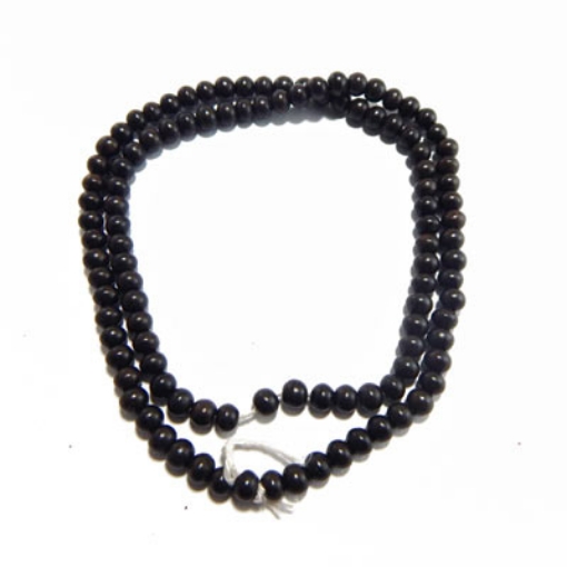 Ebony Wood Beads 6mm