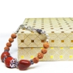 Red Jasper & Rudraksha Beads Bracelet