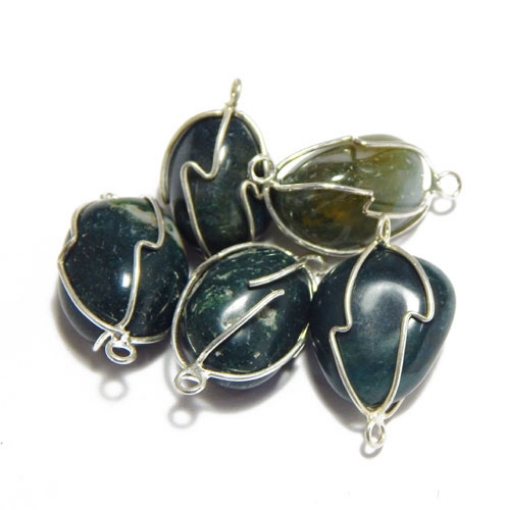 Green Aventurine Wire Wrapped Tumble