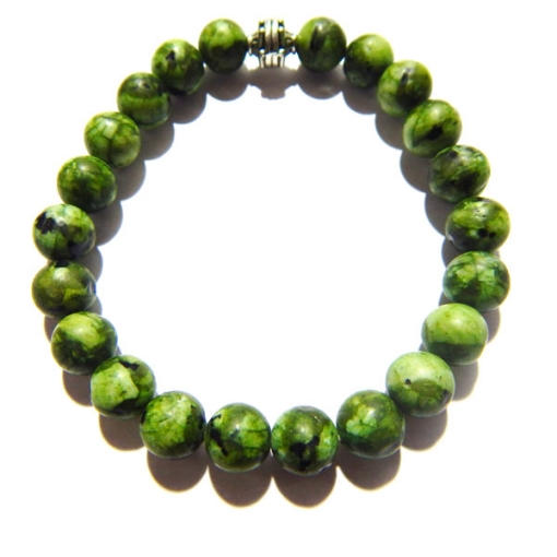  Green Jasper Gemstone Bracelet 