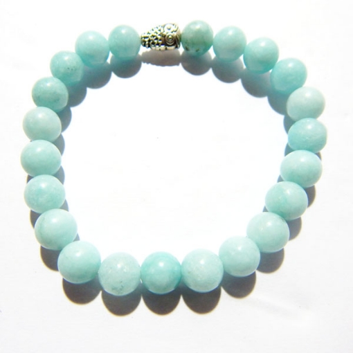 Aqua Jade Copy  Gemstone Bracelet 