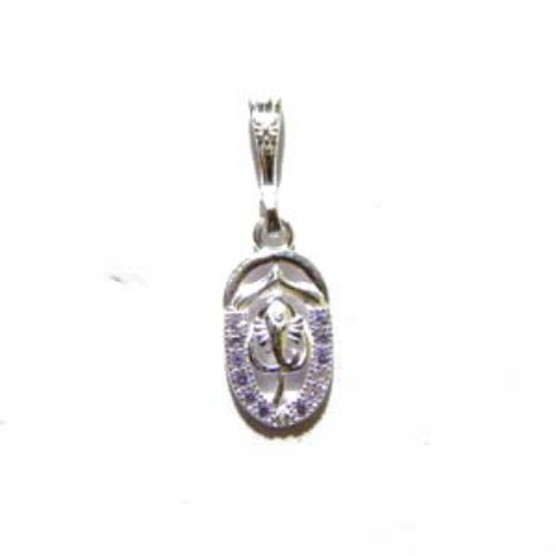 silver ganesha pendant