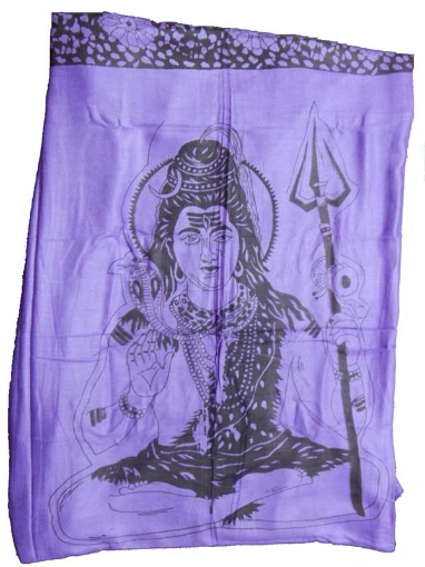 Large Size Shiva Printed Stole