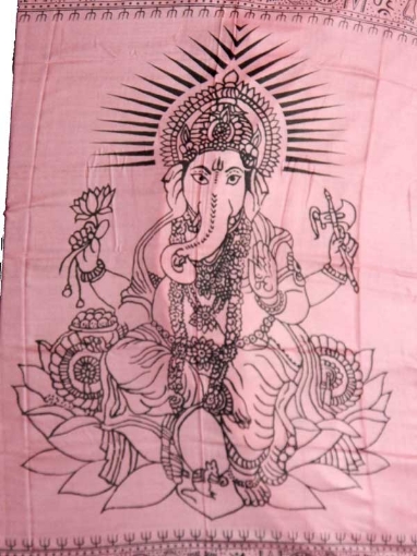 Large Size Ganesh Printed Stole