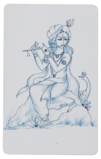 Krishna Printed Card