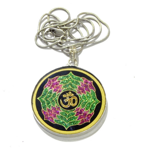 Picture of Aum (OM) Sacred  Geometric Pendant