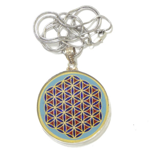 Picture of Flower of Life Sacred Geometric Pendant