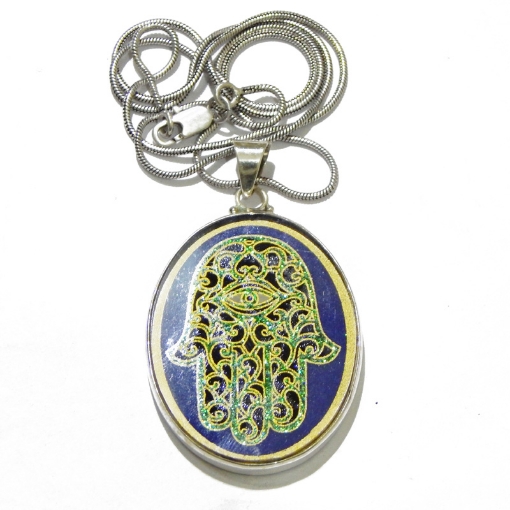 Picture of Hamsa Sacred Geometric Pendant