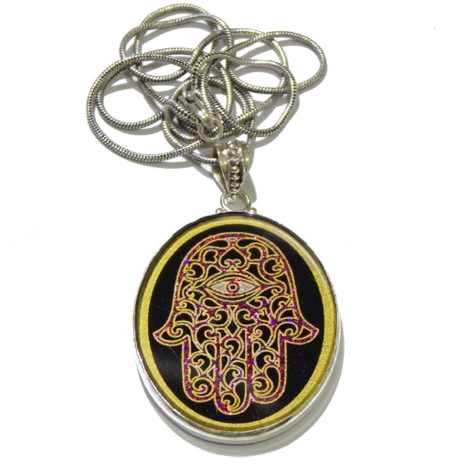 Picture of Hamsa Sacred Geometric Pendant