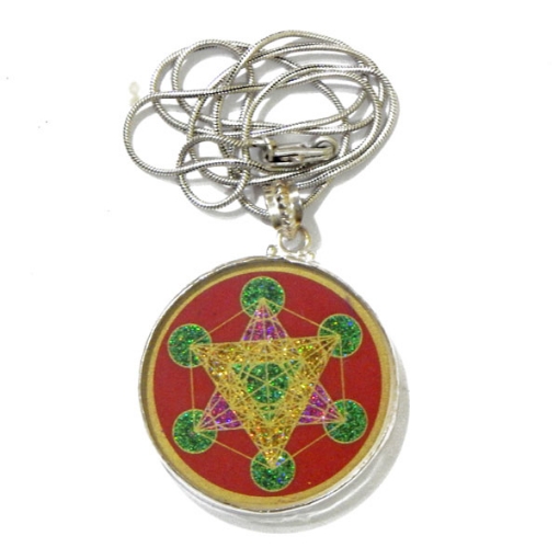 Picture of Metatron's' Cube Sacred  Geometric Pendant