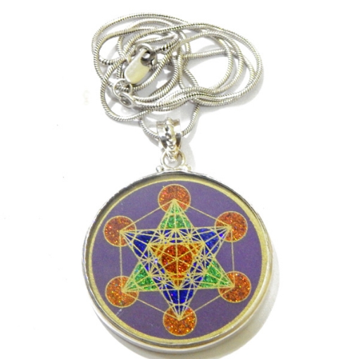 Picture of Metatron's' Cube Sacred  Geometric Pendant 