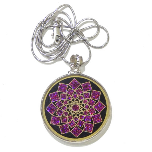 Picture of Sahasrara Sacred  Geometric Pendant