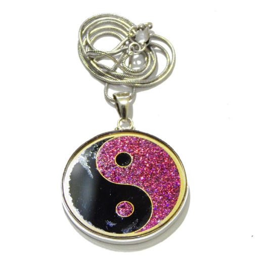 Picture of Ying Yang Sacred Geometric Pendant